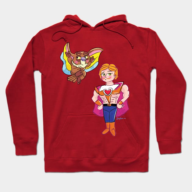 Bow and Kowl princess of power Hoodie by LADYLOVE